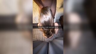 I had a fight with Bf so I fuck my best friend in hotel on Snapchat