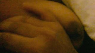 Pressed Big Soft perky Tits of My Indian teen 18 year girlfriend Priya in bed| SlowMo vid | F24