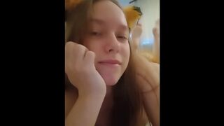 A fox with ears. Masturbating my ass.