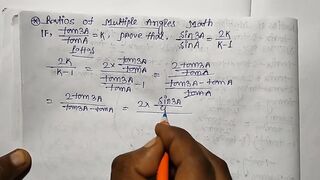 Class 12 Ratios of multiple angles Math part 29 Slove by Bikash Educare