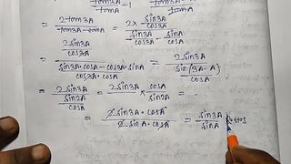 Class 12 Ratios of multiple angles Math part 29 Slove by Bikash Educare