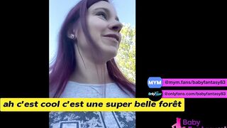 Randonnée et baise matinale avec un inconnu pour la petite babyfantasy83