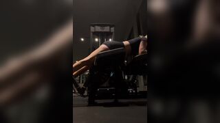 Hot girl girl training legs (ass)