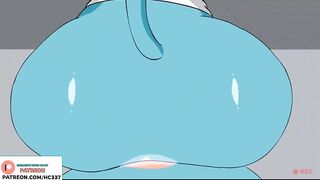 GUMBALL MOM RECORDING A SPECIAL GYM ADVERTISE | GUMBALL HENTAI CARTOON