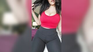 Hot MILF Teacher in leggings wants you to jerk your dick for her JOI