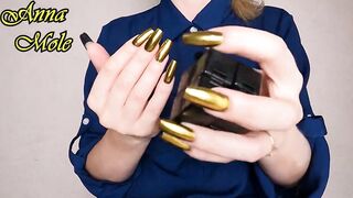 Hands Fetish Golden Manicure