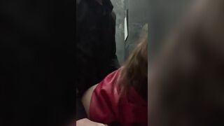 Tinder Girl doing Blowjob in Caffe’s Toilet