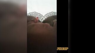 Baby mama slut playing with her pussy for baby daddy while he's at work