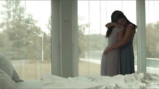 Sensual lesbians Betzz and Noa Tevez have passionate sex