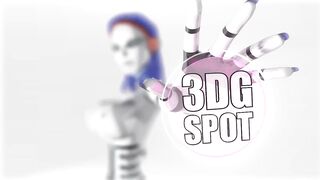 3DGSPOT - Wild Punk Girl Lets Huge Dick Stranger Throat Her In Multiple Positions! 3D ANIMATION!