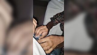 Indian Couple Fuck in Train