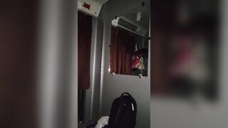 Indian Couple Fuck in Train