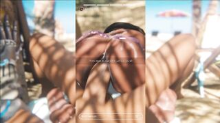 Zmsfm Hard Anal Sex on the Beach Hot Ass Jumping on Huge Cock Hot Ass Fucks Hard