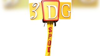 3DGSPOT - Blonde Teen Deepthroats And Gags A Huge Cock In A Dildo Shop! 3D ANIMATION!