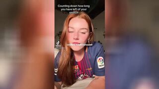 18yo accidental leak pussy on TikTok