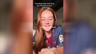 18yo accidental leak pussy on TikTok