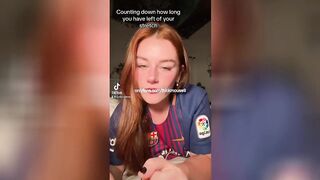 18yo accidental leak pussy on TikTok