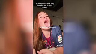 18yo accidental leak pussy on TikTok