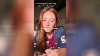 18yo accidental leak pussy on TikTok