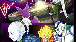 Vados shows the new "training" to Goku