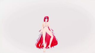 Azur Lane Alsace Hentai Nude Dance Savage Hot Sexy Big Boobs Mmd 3D Red Hair Color Edit Smixix