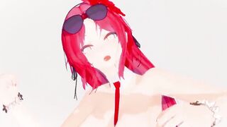 Azur Lane Alsace Hentai Nude Dance Savage Hot Sexy Big Boobs Mmd 3D Red Hair Color Edit Smixix