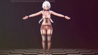 Mmd R-18 Anime Girls Sexy Dancing Clip 350