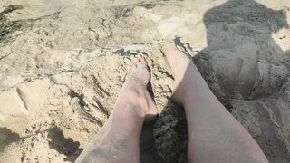 Nice Feet on the Beach