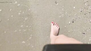 Nice Feet on the Beach