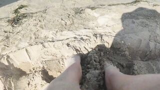 Nice Feet on the Beach