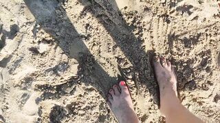 Nice Feet on the Beach