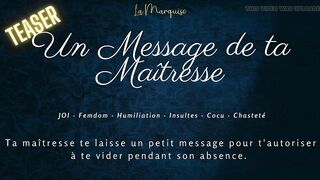 French audio Porn | A message from your teacher