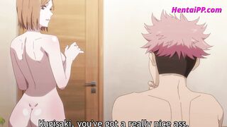 After Shopping Sex Time - Stepsister Play With Dick Between Tits - ( JJK Parody Hentai )