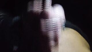 Close up dirty talk cuckold handjob