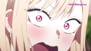 That Bisque Doll Falls in Love! High School Student Gamer & Blonde Girl First Time Sex - HENTAI Manga Parody